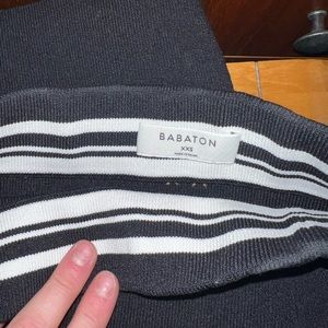 Babaton thick knit midi skirt xxs